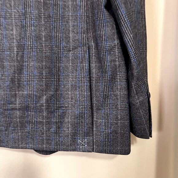 Hart Schaffner Marx Brushed plaid regular Fit Sport Coat  Sz 44R - Picture 8 of 8